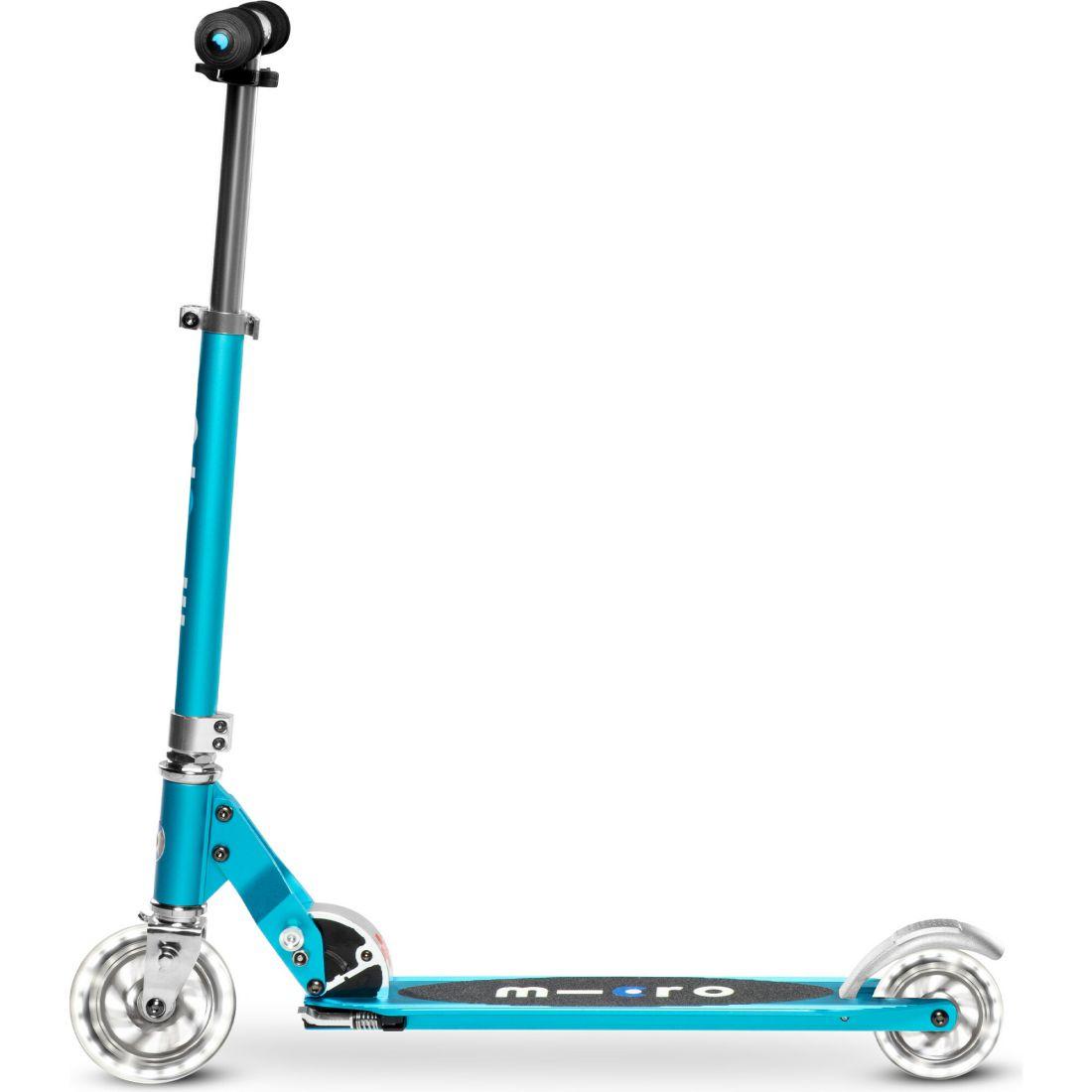 Micro Sprite Led Kids And Teens Scooter, Ocean Blue | Scooters Outdoor Blue