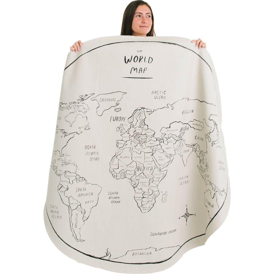 Midi Circle Mat, World Map | Activity Gyms & Playmats Activity Gyms & Playmats Activity Gyms & Playmats