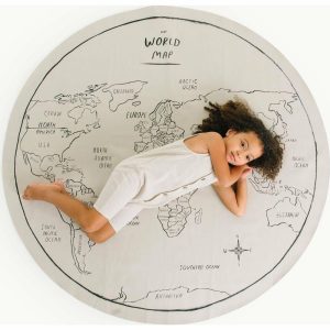 Midi Circle Mat, World Map | Activity Gyms & Playmats Activity Gyms & Playmats Activity Gyms & Playmats