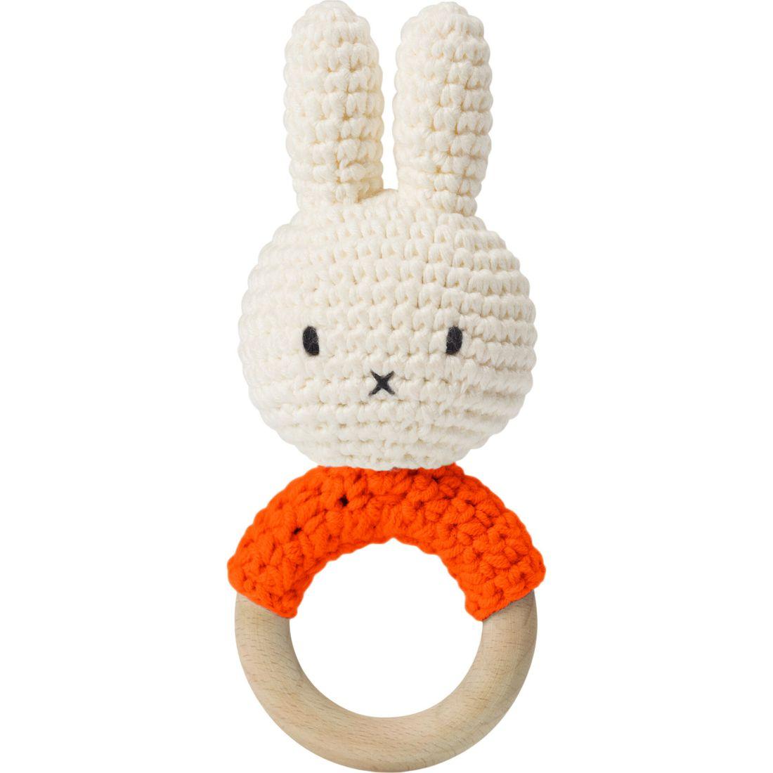 Miffy Handmade Teether Orange + Music | Teethers & Rattles Baby & Toddler Orange