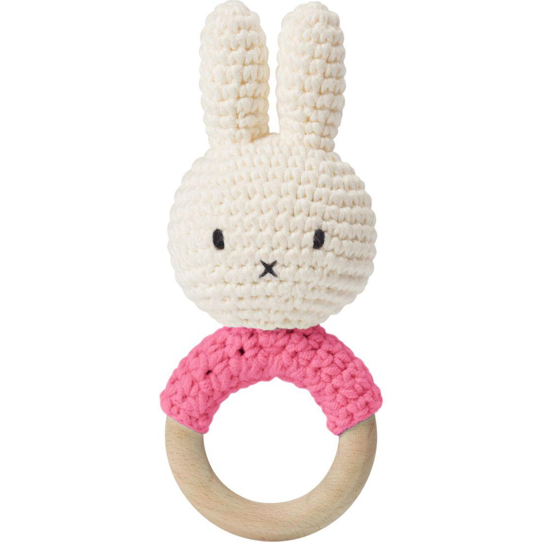 Miffy Handmade Teether Pink + Music | Teethers & Rattles Baby & Toddler Pink