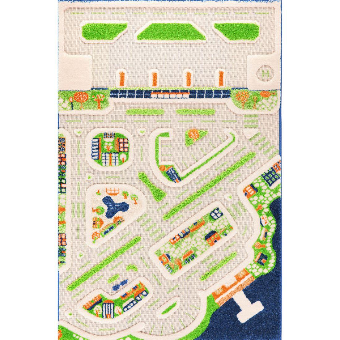 Mini City 3-D Activity Mat, Medium | Activity Rugs Imaginative Learning Activity Rugs