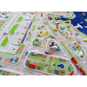 Mini City 3-D Activity Mat, Medium | Activity Rugs Imaginative Learning Activity Rugs