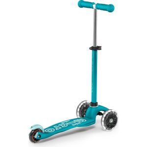 Mini Deluxe Led Kids Scooter, Aqua | Scooters Outdoor Scooters