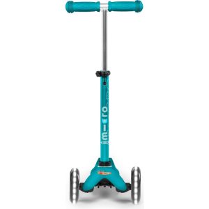 Mini Deluxe Led Kids Scooter, Aqua | Scooters Outdoor Scooters