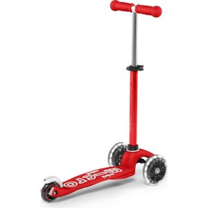 Mini Deluxe Led Kids Scooter, Red | Scooters Outdoor Red