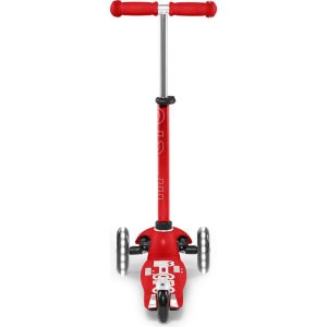 Mini Deluxe Led Kids Scooter, Red | Scooters Outdoor Red