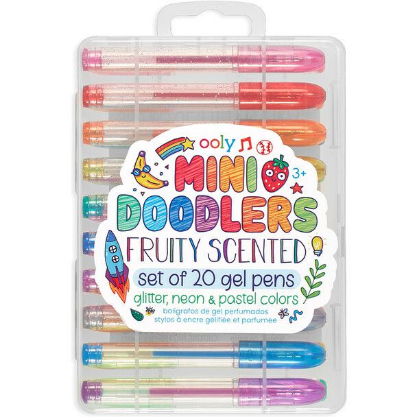 Mini Doodlers Fruity Scented Gel Pens (Set Of 20) | Arts & Crafts Arts & Crafts Arts & Crafts