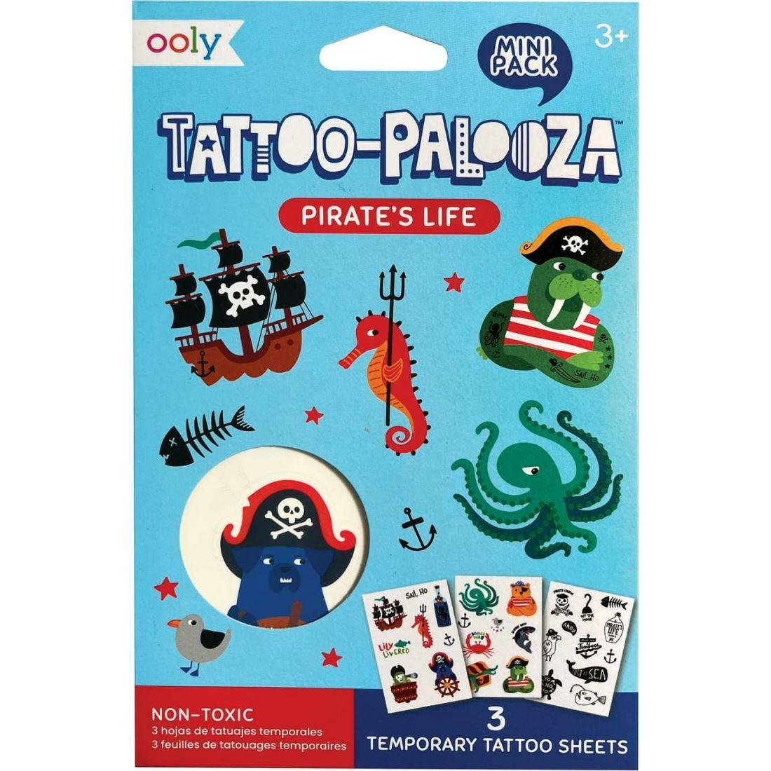 Mini Temporary Tattoos – Pirate’S Life | Arts & Crafts Arts & Crafts Arts & Crafts