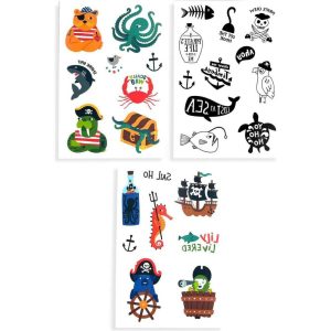 Mini Temporary Tattoos – Pirate’S Life | Arts & Crafts Arts & Crafts Arts & Crafts