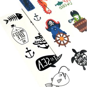 Mini Temporary Tattoos – Pirate’S Life | Arts & Crafts Arts & Crafts Arts & Crafts