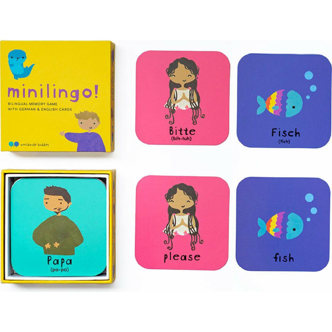 Minilingo, English/German Flashcards | Educational Toys Educational Toys Educational Toys