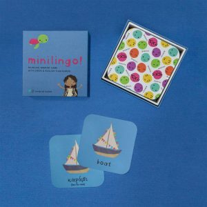 Minilingo, English/Greek Flashcards | Educational Toys Educational Toys Blue