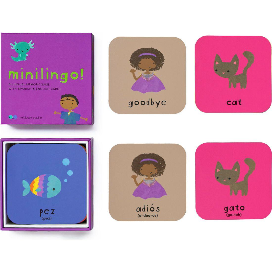 Minilingo, English/Spanish Flashcards | Educational Toys Educational Toys Educational Toys