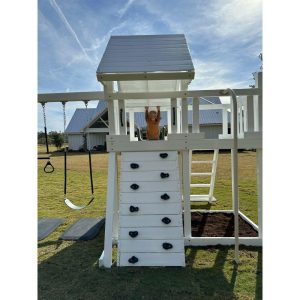 Modern Monkey Playsystem Package #1 | Outdoor Playsets & Playgrounds Outdoor Grey