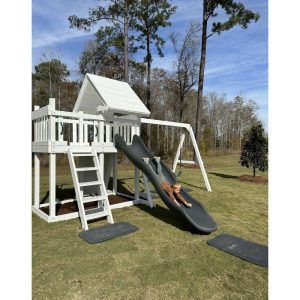 Modern Monkey Playsystem Package #1 | Outdoor Playsets & Playgrounds Outdoor Grey