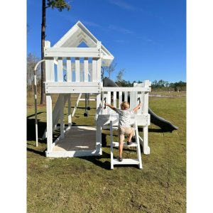 Modern Monkey Playsystem Package #2 | Outdoor Playsets & Playgrounds Outdoor Grey