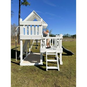 Modern Monkey Playsystem Package #2 | Outdoor Playsets & Playgrounds Outdoor Grey