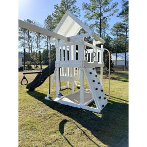 Modern Monkey Playsystem Package #2 | Outdoor Playsets & Playgrounds Outdoor Grey