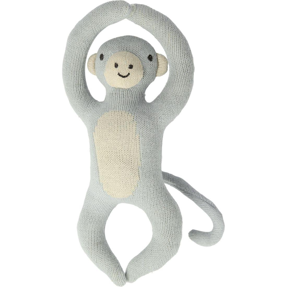 Monkey Baby Rattle | Teethers & Rattles Baby & Toddler Grey