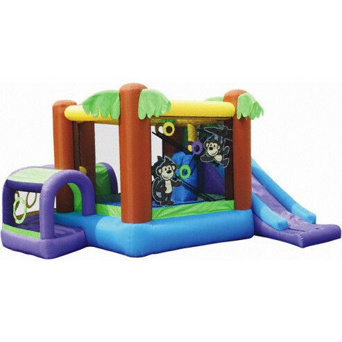 Monkey Explorer Jumper Bounce House | Outdoor Playsets & Playgrounds Outdoor Multi