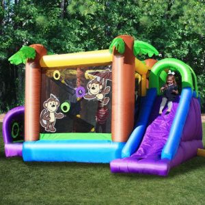 Monkey Explorer Jumper Bounce House | Outdoor Playsets & Playgrounds Outdoor Multi