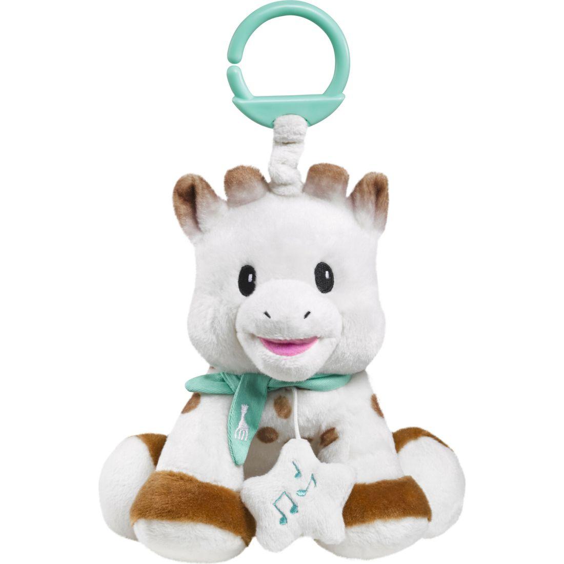 Musical Box Plush Sophie La Giraffe, Turqouise Collar | Plush Baby & Toddler Multi