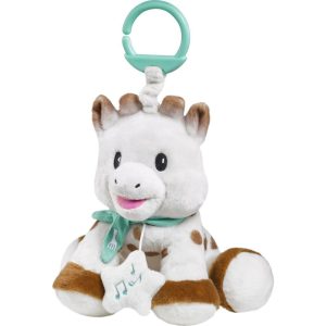 Musical Box Plush Sophie La Giraffe, Turqouise Collar | Plush Baby & Toddler Multi