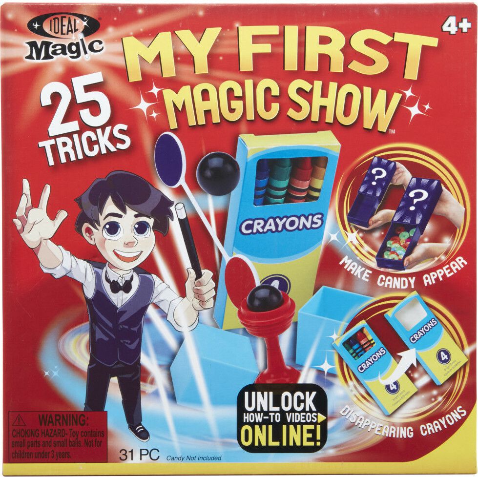 My First Magic Show Set: Learn 25 Easy Tricks With High Quality Props | Games Games Games