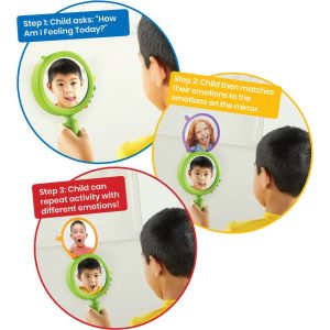 My Own Mood Mirror, Set Of 4 | Educational Toys Educational Toys Educational Toys