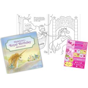 My Royal Princess Adventure Personalized Book, Coloring Book And Sticker Gift Set | Books Books Books