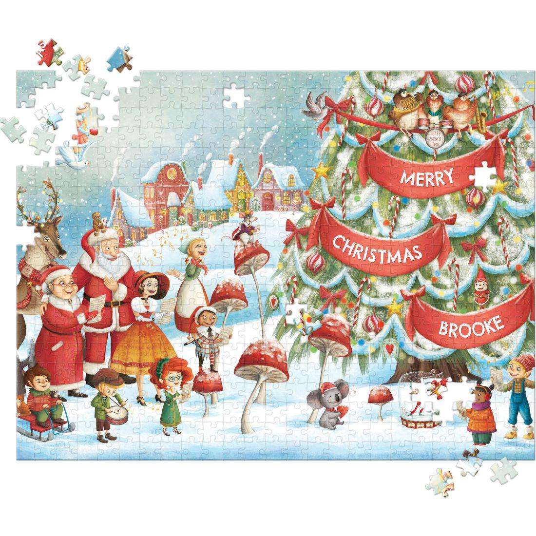 My Very Own Christmas 500-Piece Puzzle, Light Skin Santa | Puzzles Imaginative Learning Multi