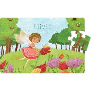 My Very Own Fairy Tale Personalized Book, 24 Piece Puzzle And Card Game Gift Set | Puzzles Imaginative Learning Puzzles