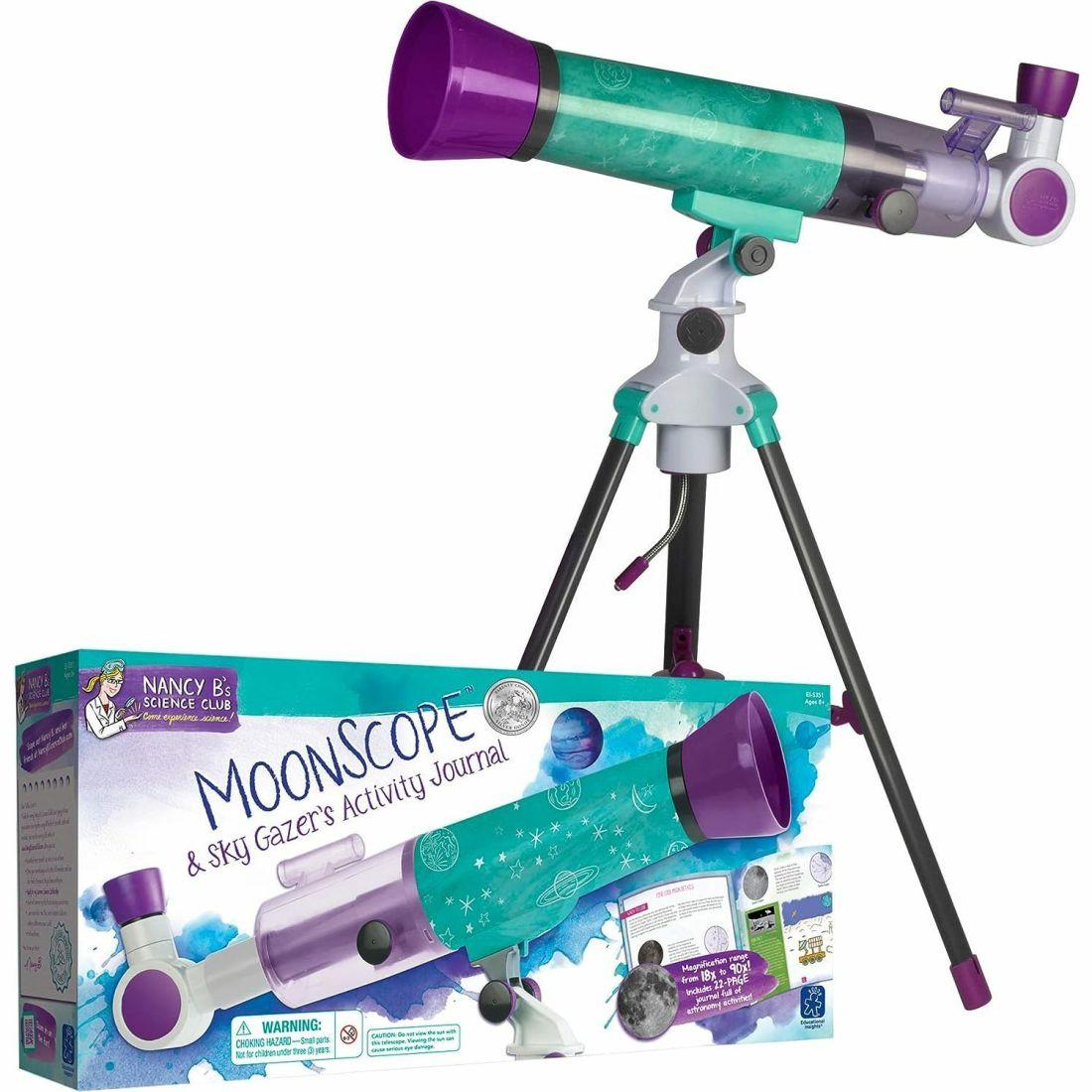 Nancy B’S Science Club® Moonscope™ & Sky Gazer’S Activity Journal | STEM Toys Kids Multi