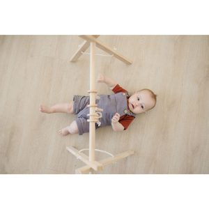 Natural Wood Gym With Macrame Toys | Activity Gyms & Playmats Activity Gyms & Playmats Activity Gyms & Playmats