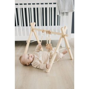 Natural Wood Gym With Toys | Activity Gyms & Playmats Activity Gyms & Playmats Activity Gyms & Playmats