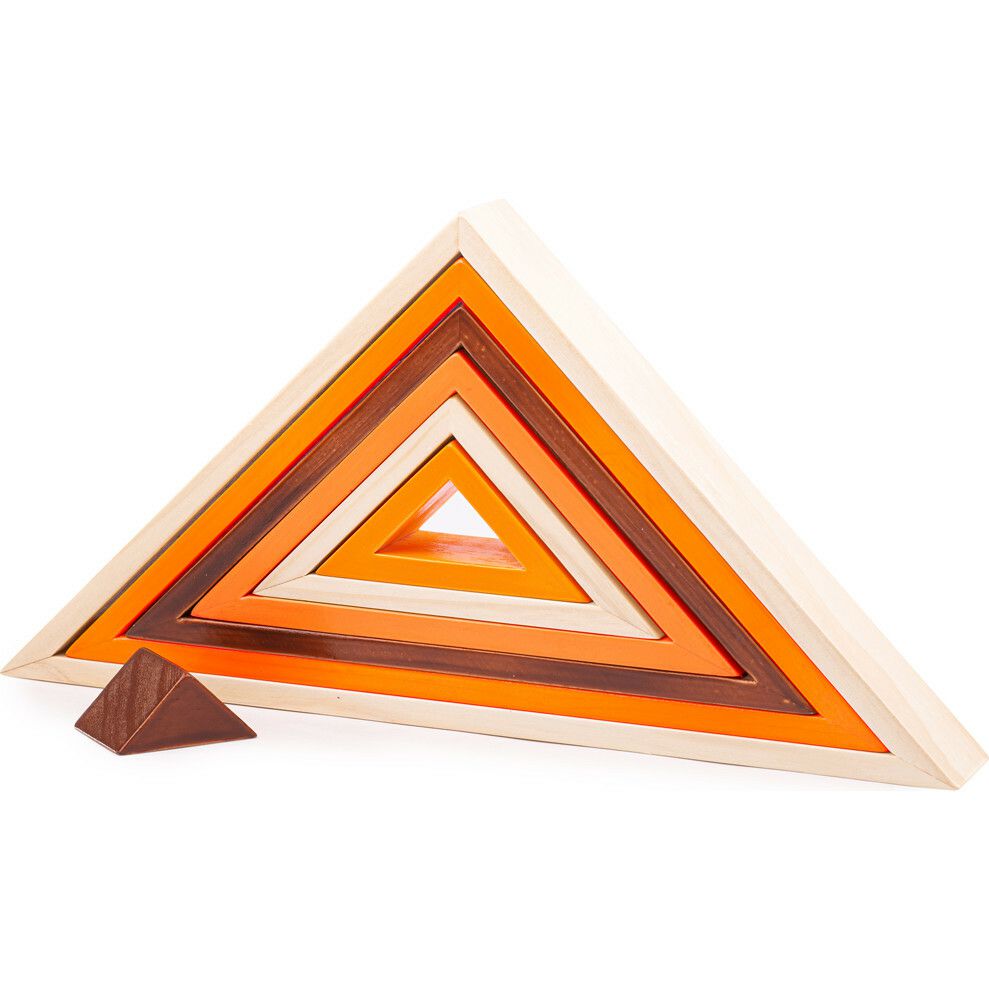 Natural Wooden Stacking Triangles | Blocks, Sorters & Stackers Baby & Toddler Blocks, Sorters & Stackers