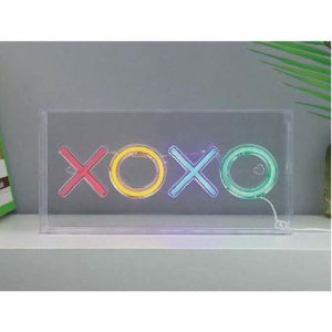 Neon Art Desktop /Wall Sign-Xoxo | Play Room Kids Multi