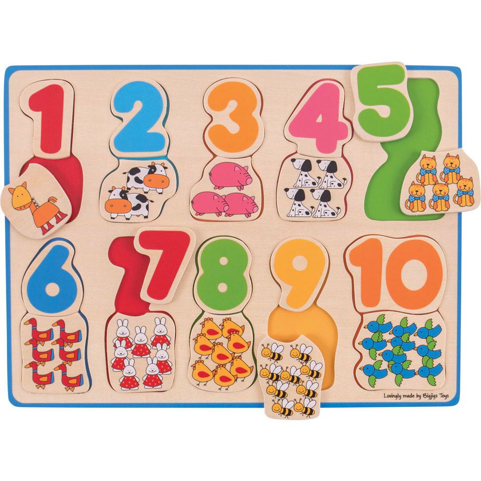 Number And Color Matching Puzzle | Puzzles Imaginative Learning Multi