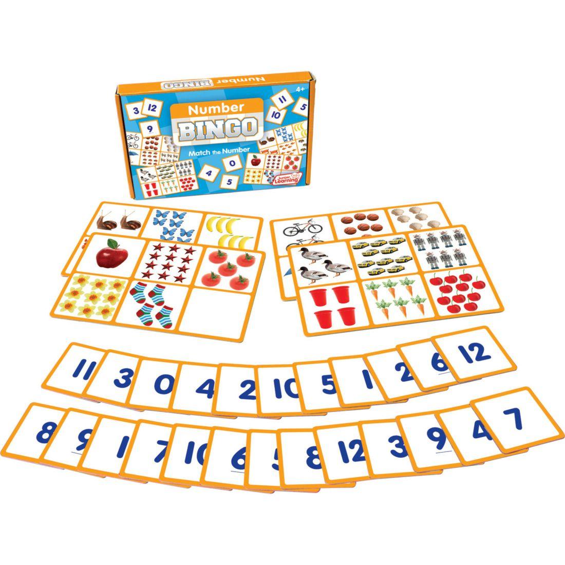 Number Bingo, Pre Kindergarten Learning | Games Games Games