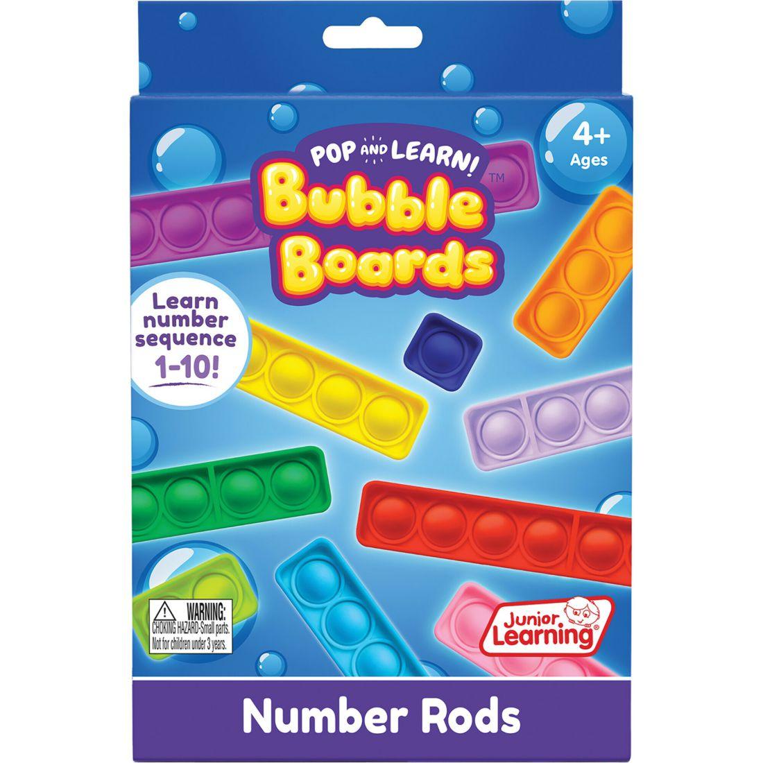 Number Rod Bubble Boards:Pop And Learn | STEM Toys Kids Multi