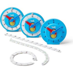 Numberline Clock: Deluxe Set Of 6 | Educational Toys Educational Toys Educational Toys