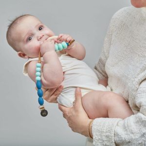 Ocean Arch Teether + Clip Set | Teethers & Rattles Baby & Toddler Blue