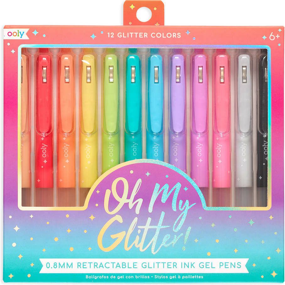 Oh My Glitter! Gel Pens – Set Of 12 | Arts & Crafts Arts & Crafts Arts & Crafts