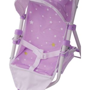 Olivia’S Little World Doll Jogging-Style Stroller, Purple/Stars | Dolls & Doll Accessories Dolls & Doll Accessories Dolls & Doll Accessories