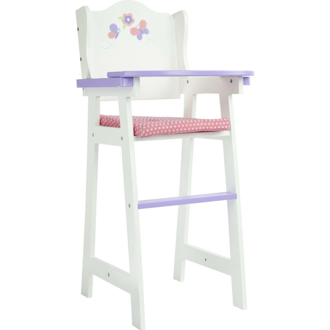 Olivia’S Little World Wooden Baby Doll High Chair, White | Dolls & Doll Accessories Dolls & Doll Accessories Dolls & Doll Accessories