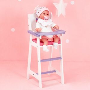 Olivia’S Little World Wooden Baby Doll High Chair, White | Dolls & Doll Accessories Dolls & Doll Accessories Dolls & Doll Accessories