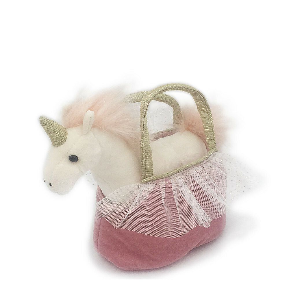 Ophelia Unicorn Plush Doll & Toy Purse | Plush Kids Pink