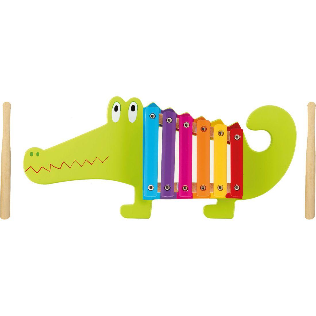 Orange Tree Toys: Xylophone: Crocodile – Wooden Musical Instrument Toy | Musical Kids Multi