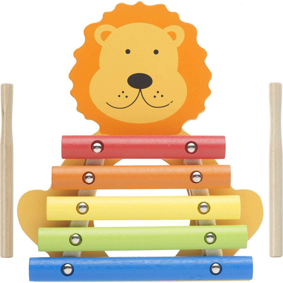 Orange Tree Toys: Xylophone: Lion – Wooden Musical Instrument Toy | Musical Kids Multi